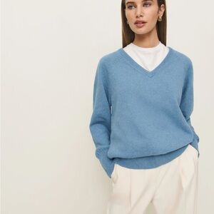 Reformation Saylor Cashmere Blend V-neck